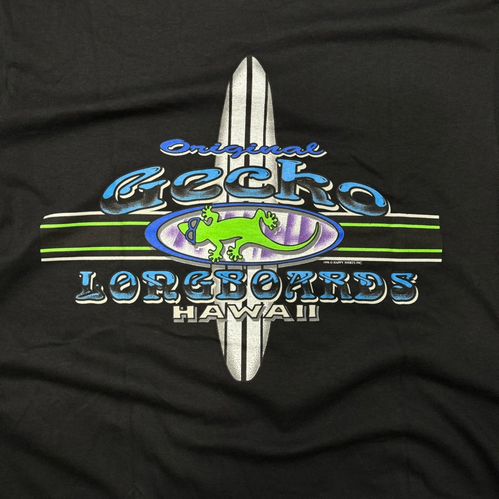 Y2K Gecko Hawaii Graphic Tee